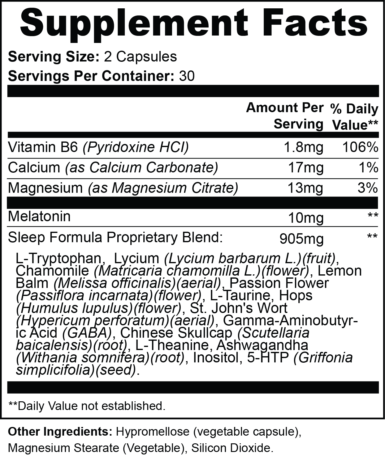 Sleep Support Capsules